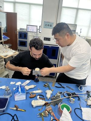 quality Corso di formazione sulla riparazione di trasduttori ecografici 2D/3D/4D per sonde, marca GE Philips, servizio di sostituzione factory